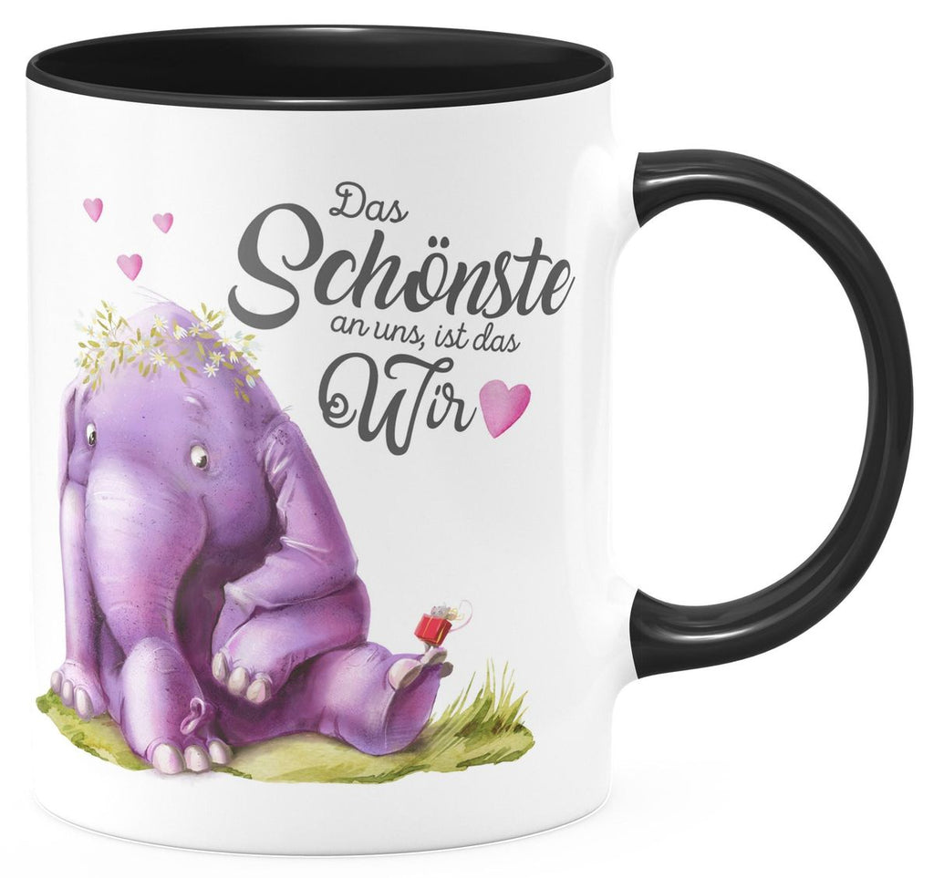 Keramik Tasse Das Schönste an uns, ist das Wir - von Mikalino