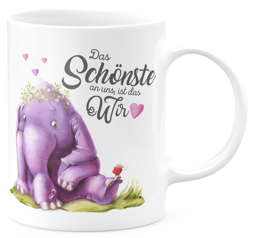 Keramik Tasse Das Schönste an uns, ist das Wir - von Mikalino