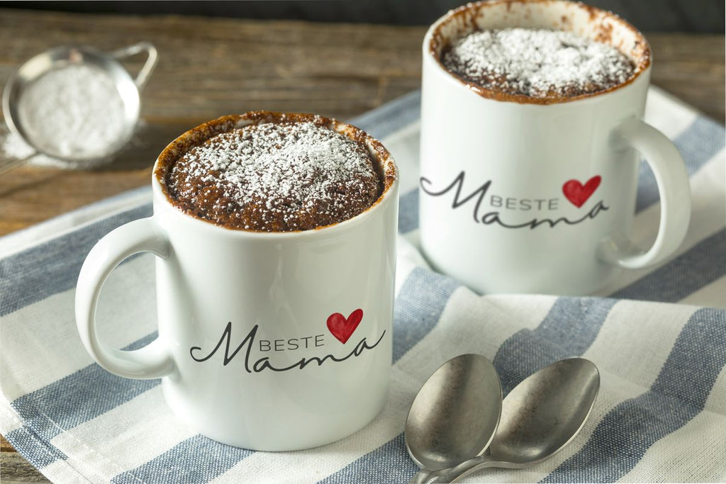 Keramik Tasse Beste Mama mit Herz - von Mikalino