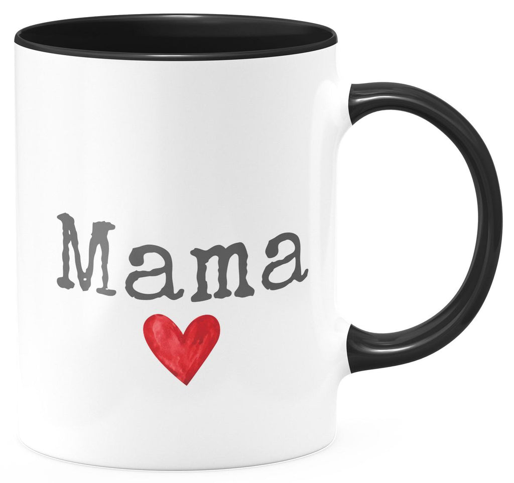 Keramik Tasse Mama mit Herz - von Mikalino