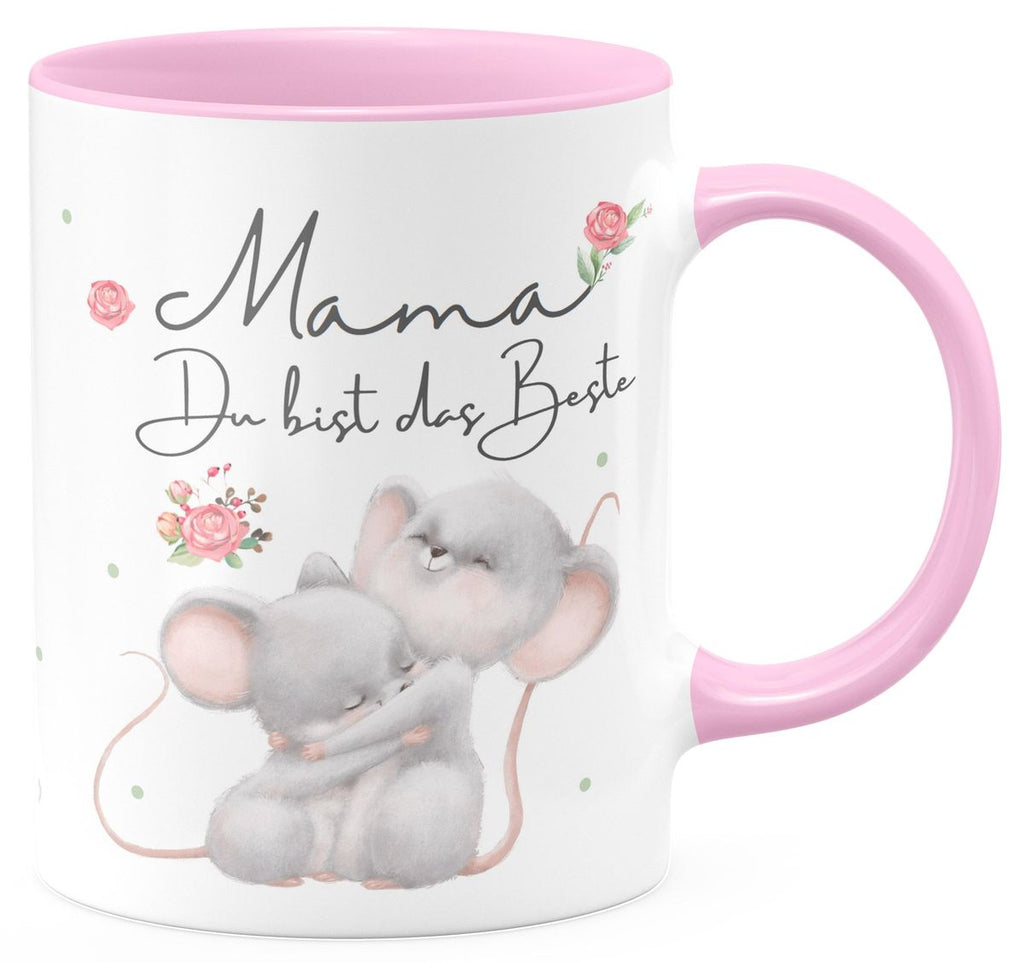 Keramik Tasse Mama du bist die Beste - von Mikalino