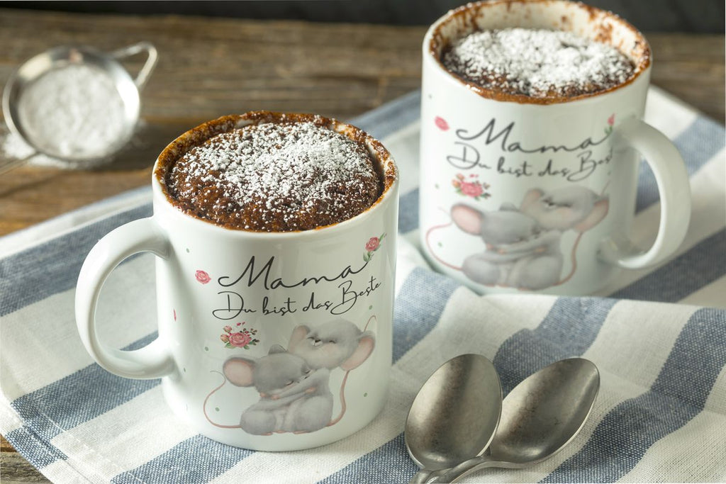 Keramik Tasse Mama du bist die Beste - von Mikalino