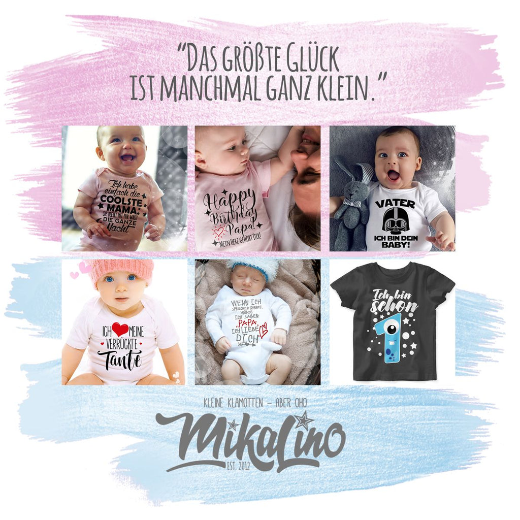 Baby / Kinder Longsleeve Alles Gute zu deinem Geburtstag meine liebe Mama. - von Mikalino